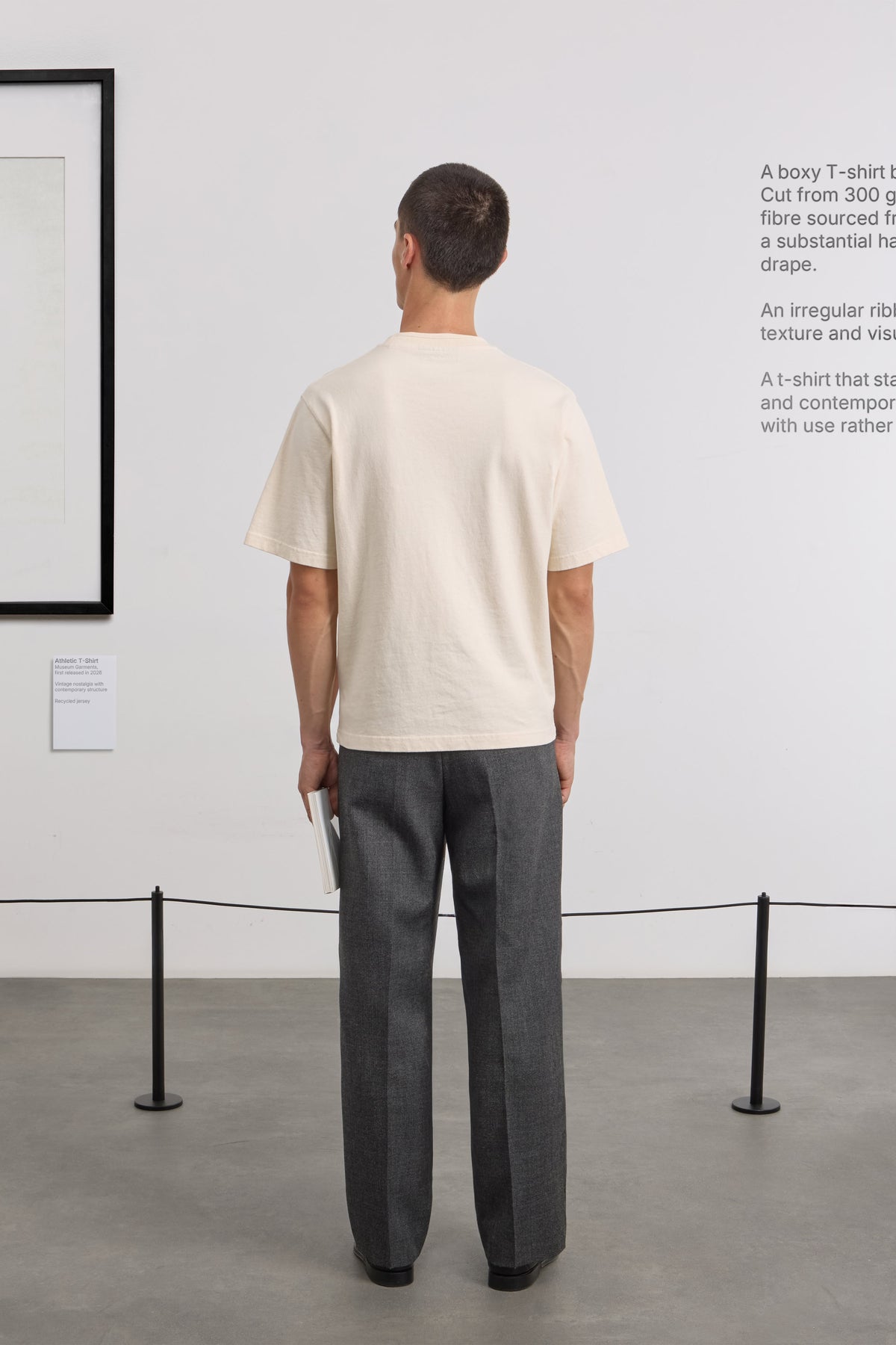 Athletic T-Shirt - Recycled jersey - Natural