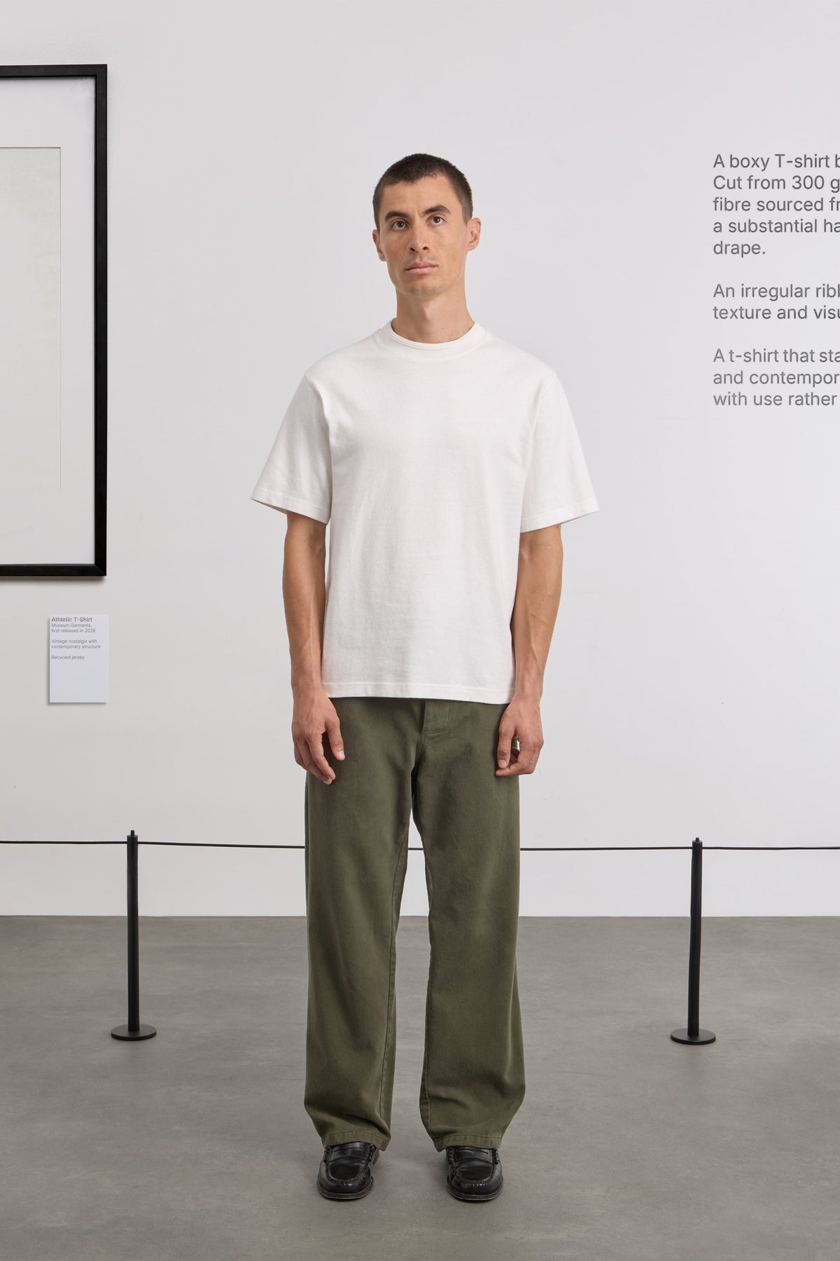 Athletic T-Shirt - Recycled jersey - Off White