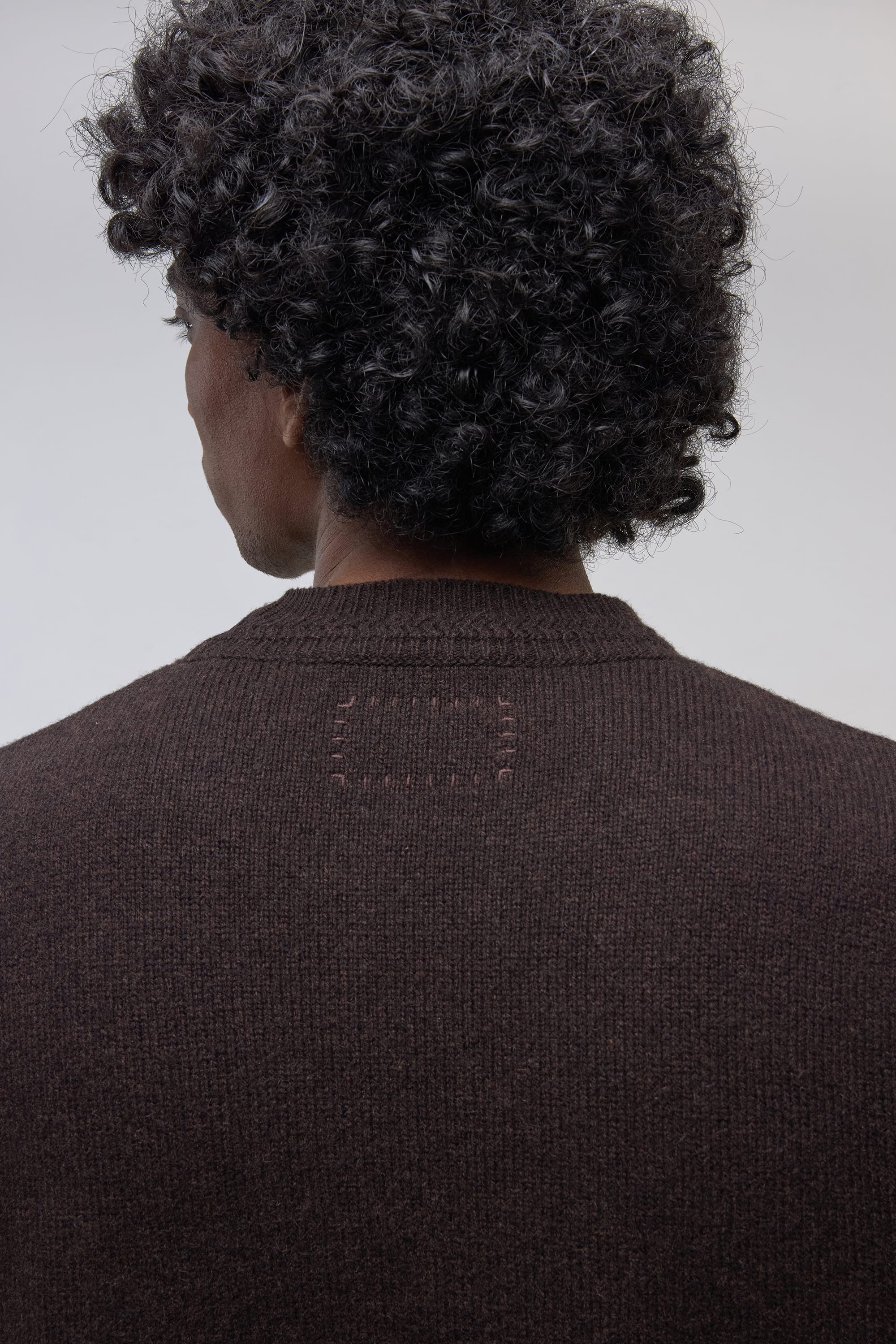 Relaxed Cashmere Crewneck - Dark Brown